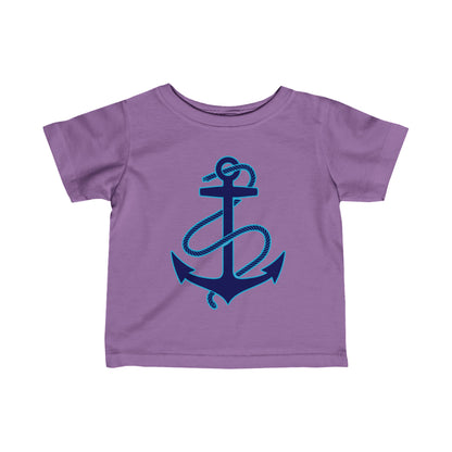 Anchors Aweigh | Infant | Fine Jersey Tee | Navy | Sailor