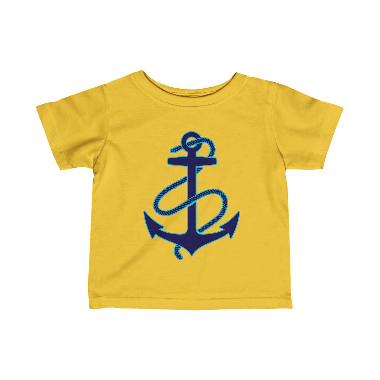 Anchors Aweigh | Infant | Fine Jersey Tee | Navy | Sailor