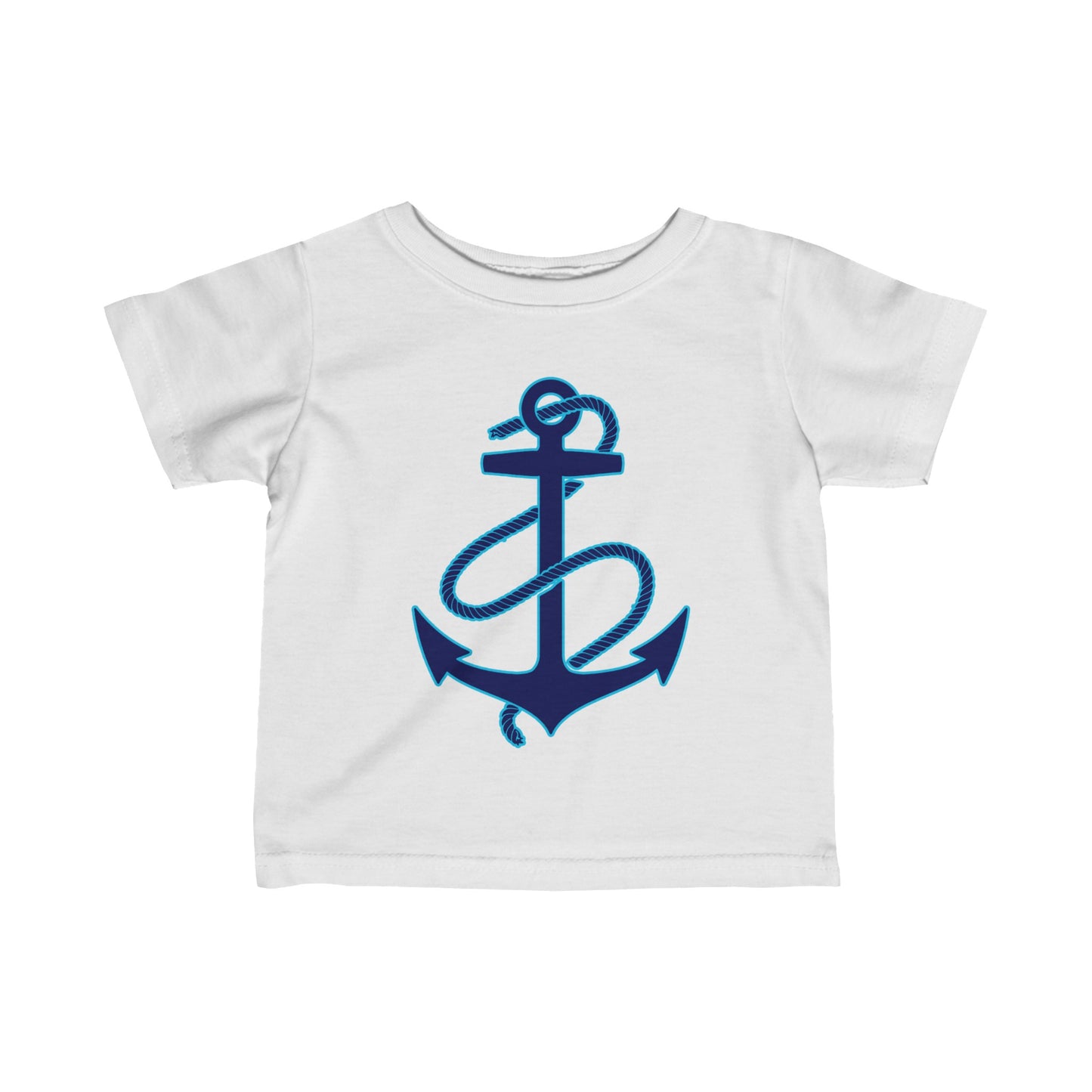 Anchors Aweigh | Infant | Fine Jersey Tee | Navy | Sailor