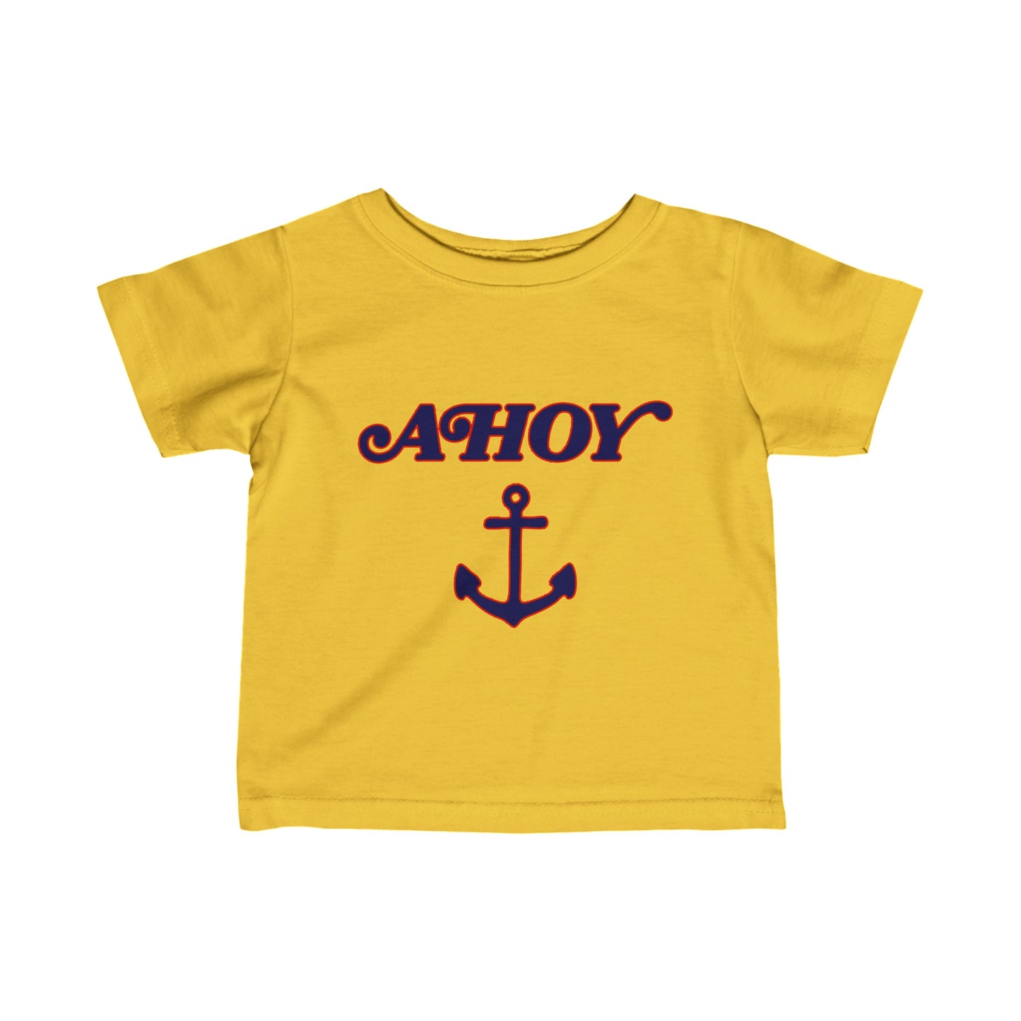 Ahoy | Infant | Fine Jersey Tee | Navy | Sailor