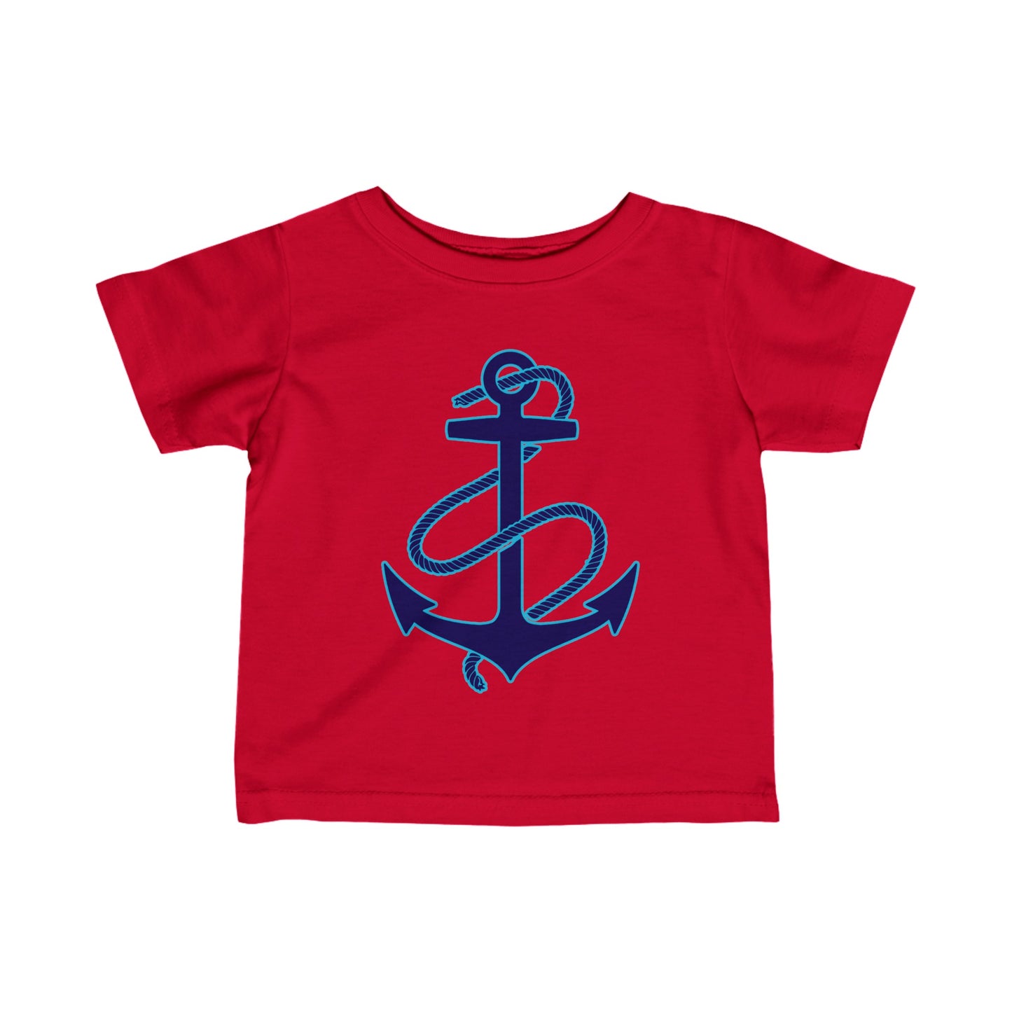 Anchors Aweigh | Infant | Fine Jersey Tee | Navy | Sailor