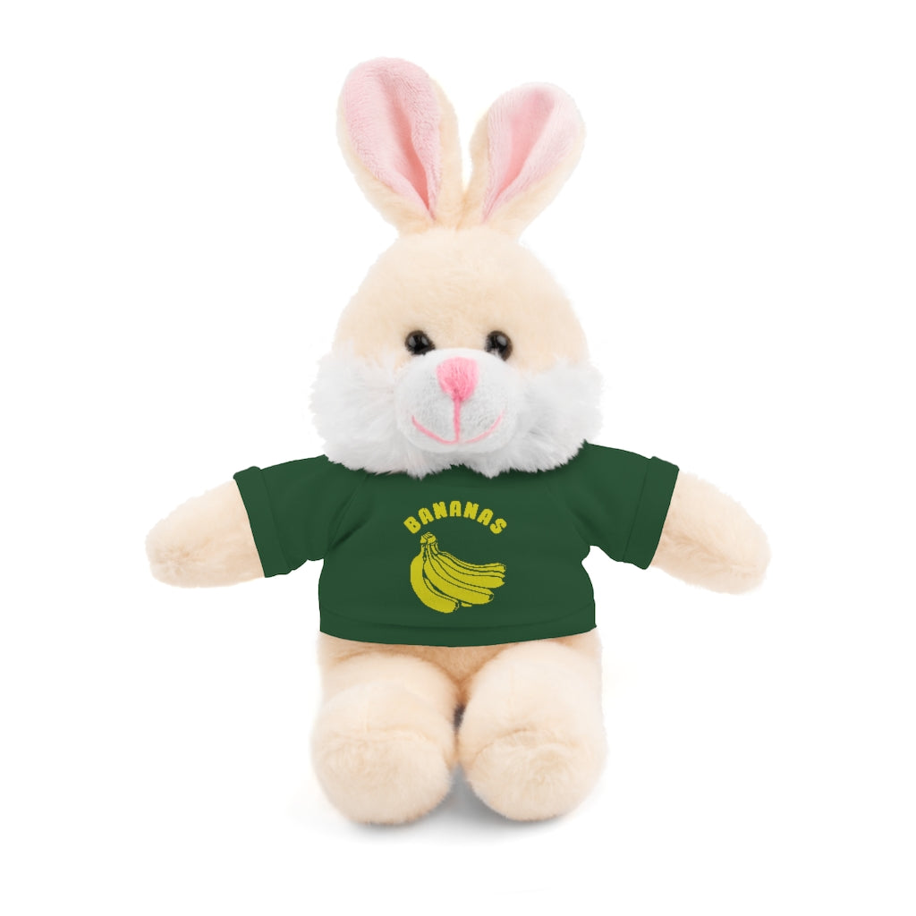 Bananas  | Stuffed Animals with Custom Printed Tee - My Funny Merch