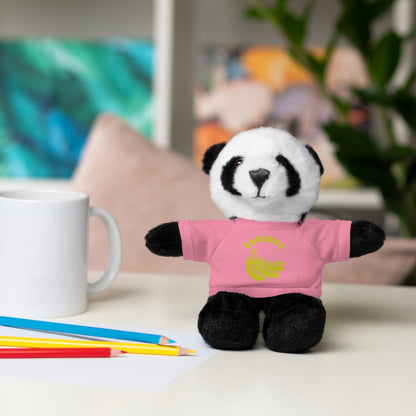 Bananas  | Stuffed Animals with Custom Printed Tee