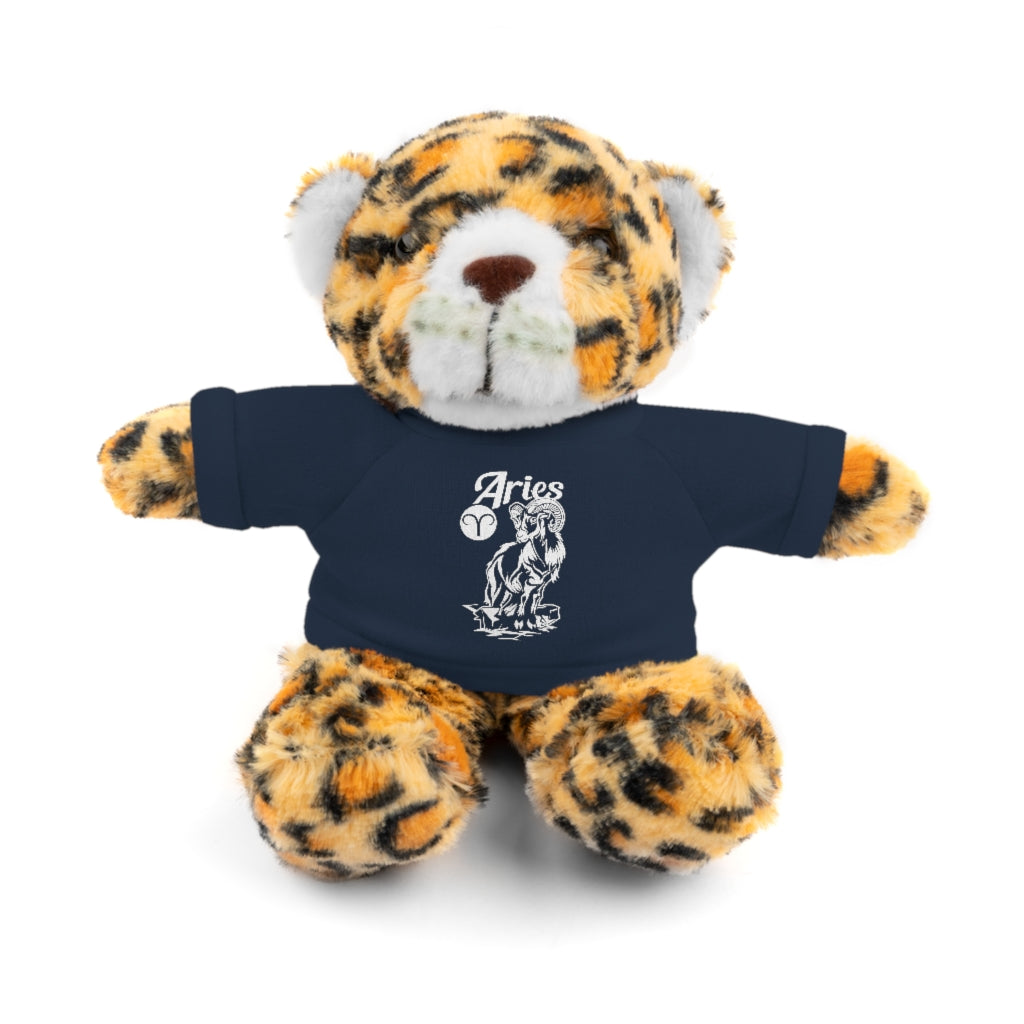 Aries Zodiac | Stuffed Animals with Custom Printed Tee