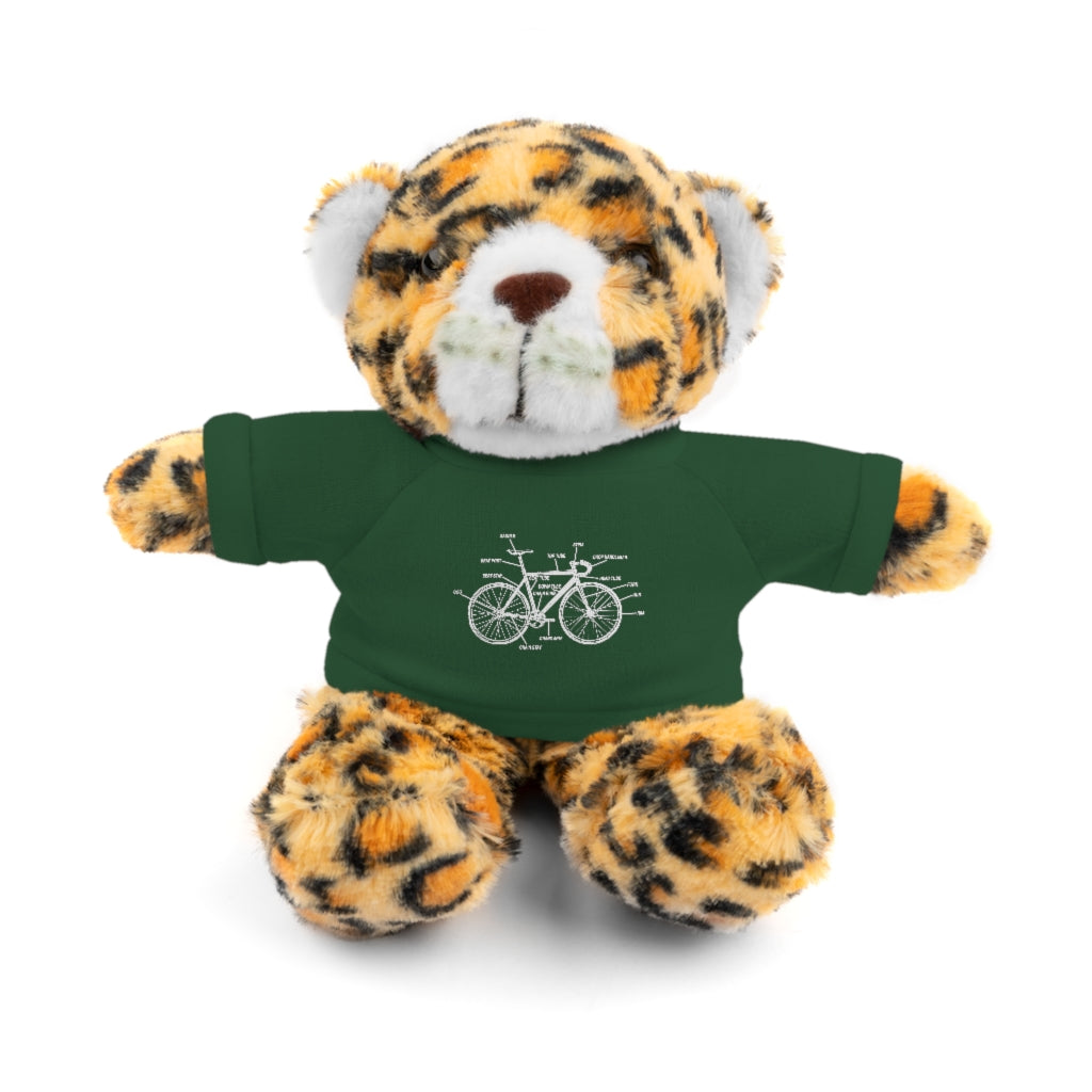 Bike Anatomy  | Stuffed Animals with Custom Printed Tee - My Funny Merch