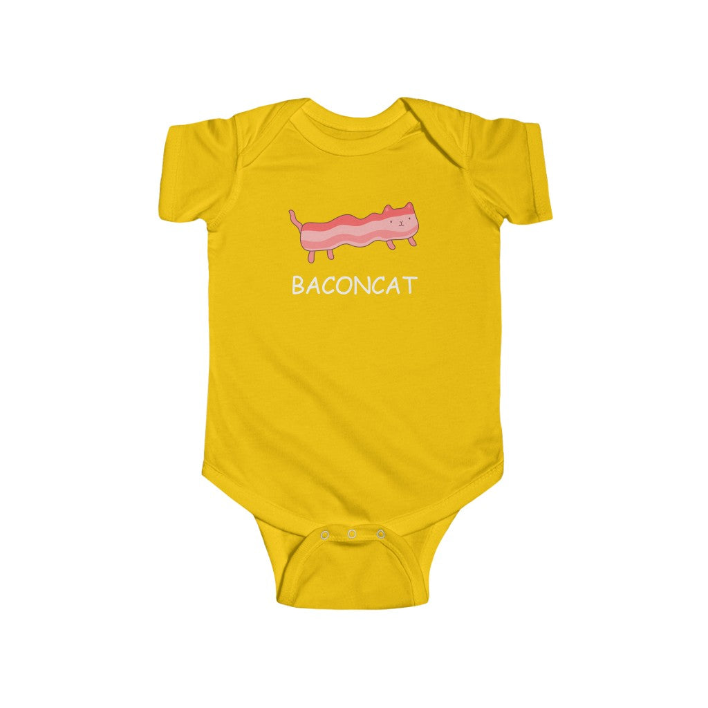 Bacon Cat | Infant | Fine Jersey | One Piece | Baby Bodysuit - My Funny Merch