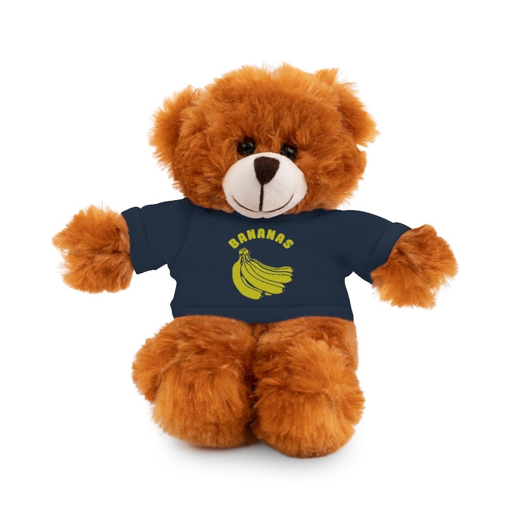 Bananas  | Stuffed Animals with Custom Printed Tee - My Funny Merch