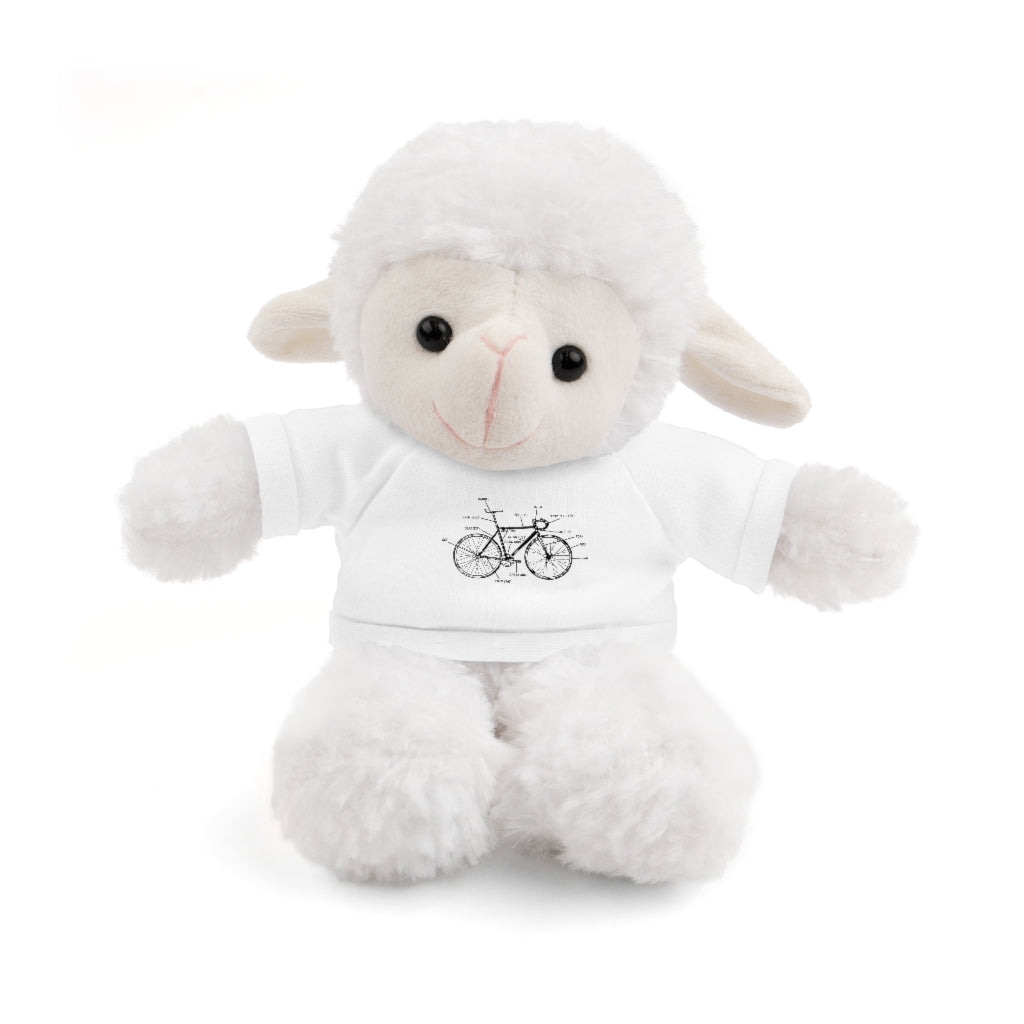 Bike Anatomy  | Stuffed Animals with Custom Printed Tee