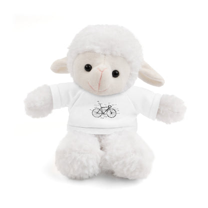 Bike Anatomy  | Stuffed Animals with Custom Printed Tee