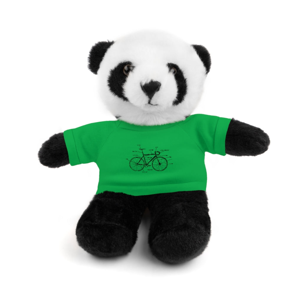 Bike Anatomy  | Stuffed Animals with Custom Printed Tee - My Funny Merch