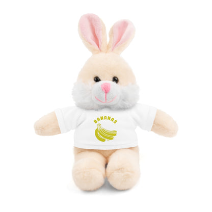 Bananas  | Stuffed Animals with Custom Printed Tee