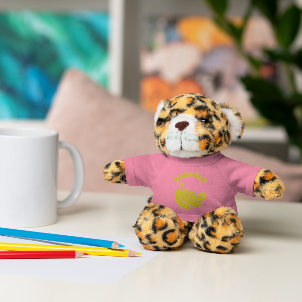 Bananas  | Stuffed Animals with Custom Printed Tee