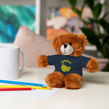 Bananas  | Stuffed Animals with Custom Printed Tee - My Funny Merch