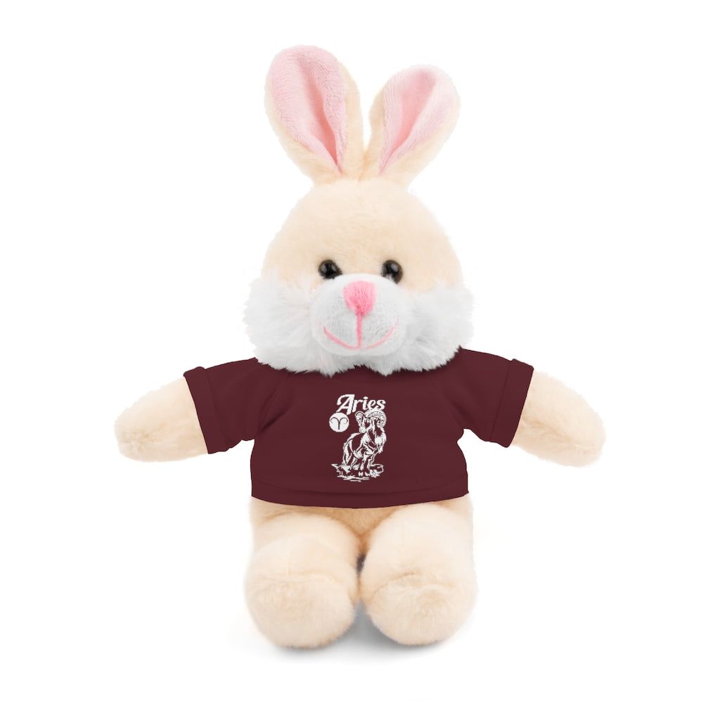 Aries Zodiac | Stuffed Animals with Custom Printed Tee - My Funny Merch