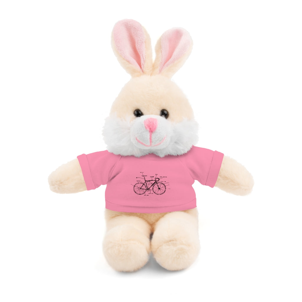 Bike Anatomy  | Stuffed Animals with Custom Printed Tee