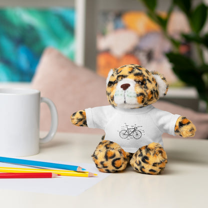 Bike Anatomy  | Stuffed Animals with Custom Printed Tee