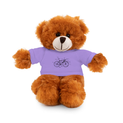 Bike Anatomy  | Stuffed Animals with Custom Printed Tee - My Funny Merch