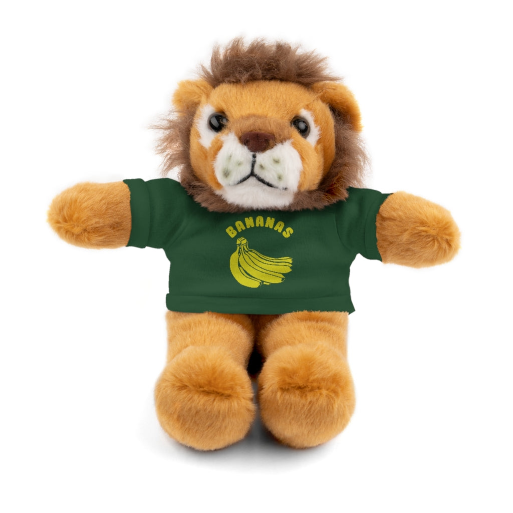 Bananas  | Stuffed Animals with Custom Printed Tee - My Funny Merch