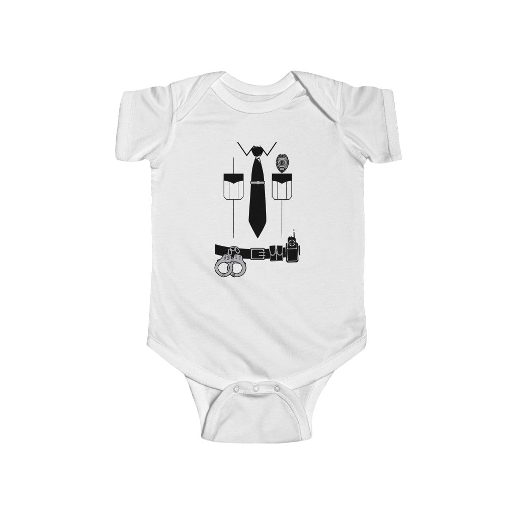 Police Officer | Baby Bodysuit | Funny | Costume | Cop | Cosplay | Gift - My Funny Merch