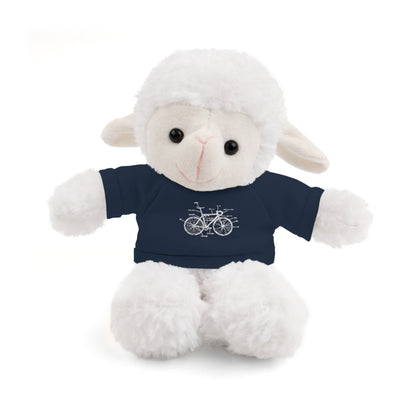 Bike Anatomy  | Stuffed Animals with Custom Printed Tee