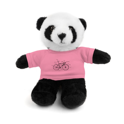 Bike Anatomy  | Stuffed Animals with Custom Printed Tee