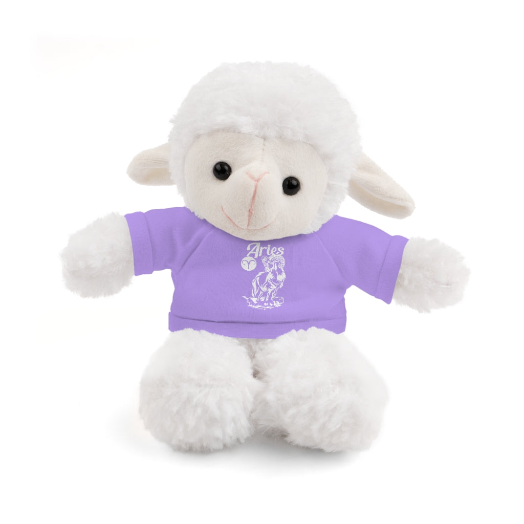 Aries Zodiac | Stuffed Animals with Custom Printed Tee - My Funny Merch