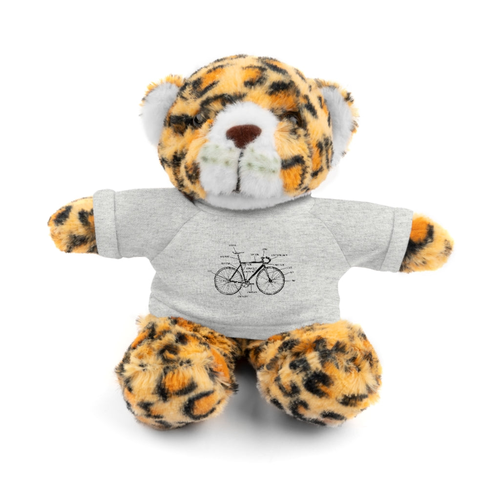 Bike Anatomy  | Stuffed Animals with Custom Printed Tee - My Funny Merch