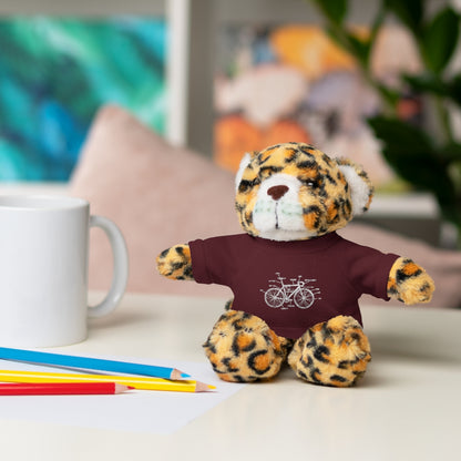 Bike Anatomy  | Stuffed Animals with Custom Printed Tee