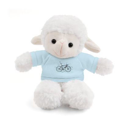 Bike Anatomy  | Stuffed Animals with Custom Printed Tee - My Funny Merch