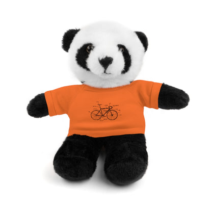 Bike Anatomy  | Stuffed Animals with Custom Printed Tee