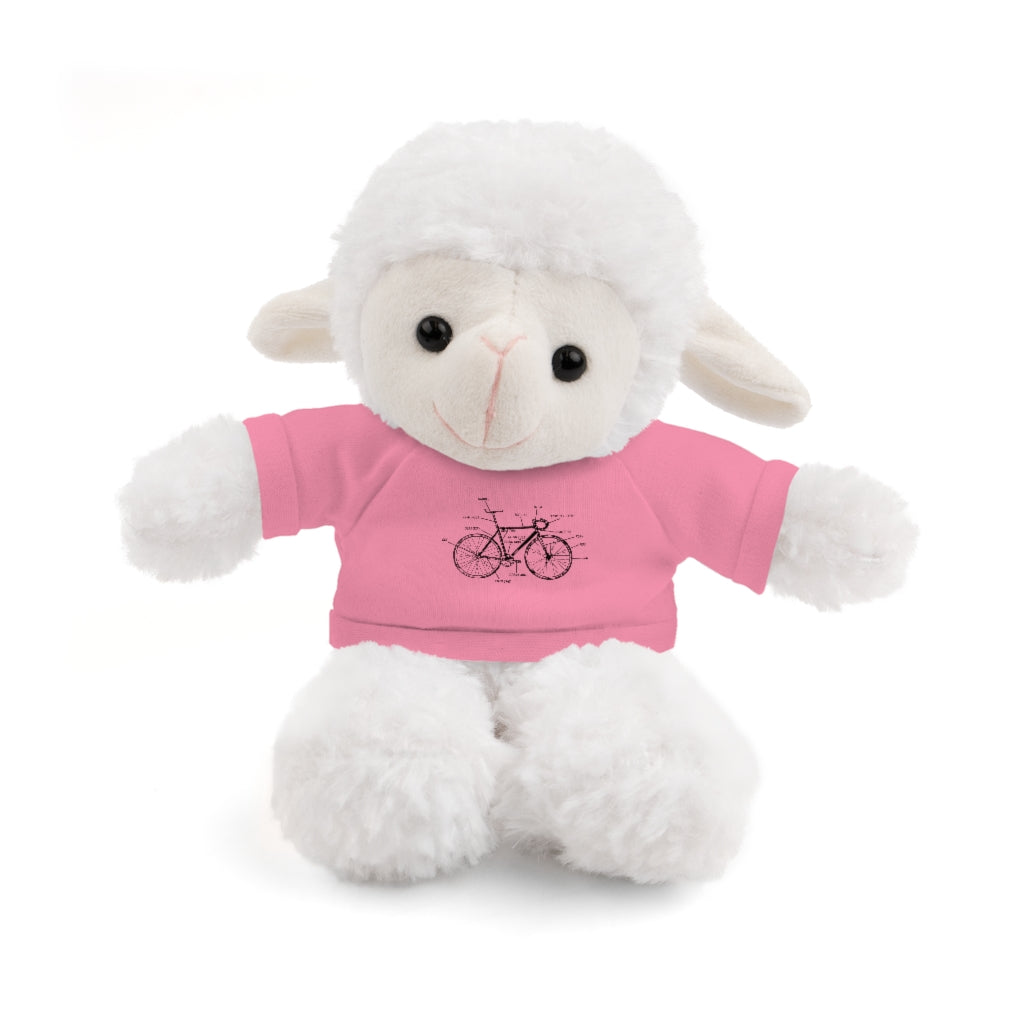 Bike Anatomy  | Stuffed Animals with Custom Printed Tee