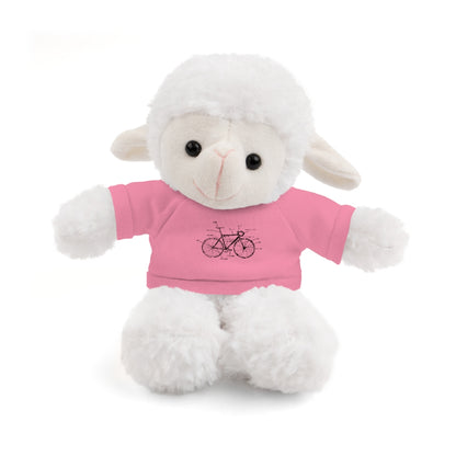 Bike Anatomy  | Stuffed Animals with Custom Printed Tee