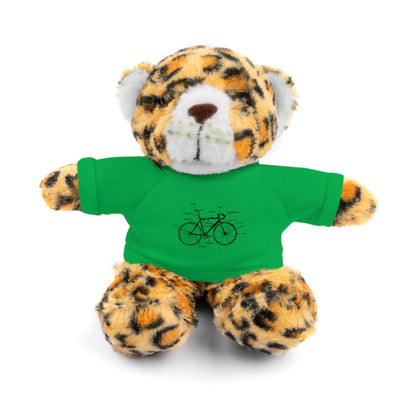 Bike Anatomy  | Stuffed Animals with Custom Printed Tee - My Funny Merch