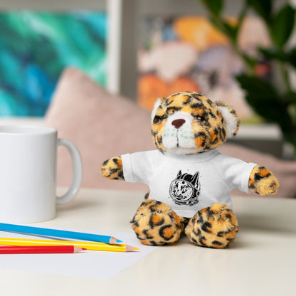 Astronaut Cat  | Stuffed Animals with Custom Printed Tee