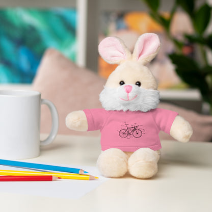 Bike Anatomy  | Stuffed Animals with Custom Printed Tee