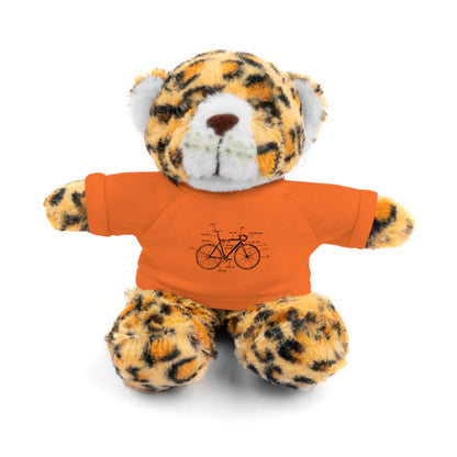 Bike Anatomy  | Stuffed Animals with Custom Printed Tee