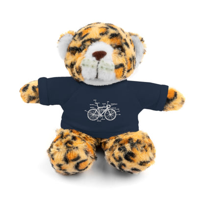 Bike Anatomy  | Stuffed Animals with Custom Printed Tee