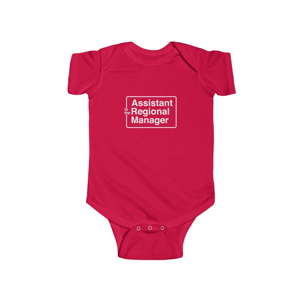 Assistant To The Regional Manager | Infant | Fine Jersey | One Piece | Baby Bodysuit - My Funny Merch