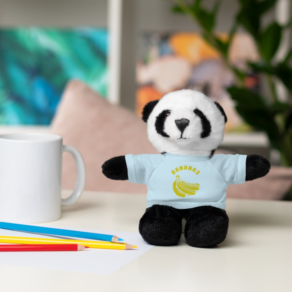 Bananas  | Stuffed Animals with Custom Printed Tee - My Funny Merch