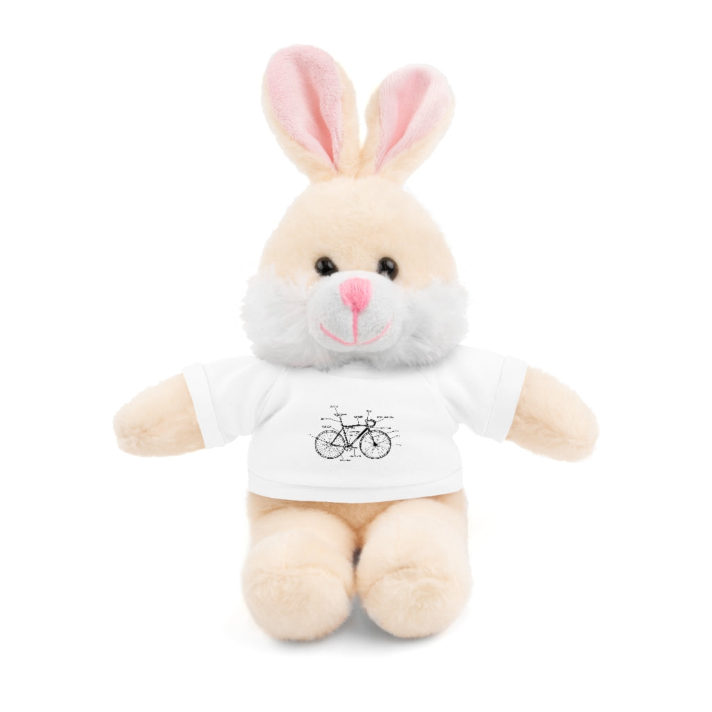 Bike Anatomy  | Stuffed Animals with Custom Printed Tee