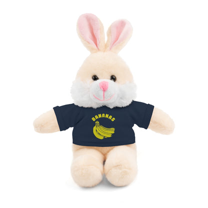 Bananas  | Stuffed Animals with Custom Printed Tee - My Funny Merch