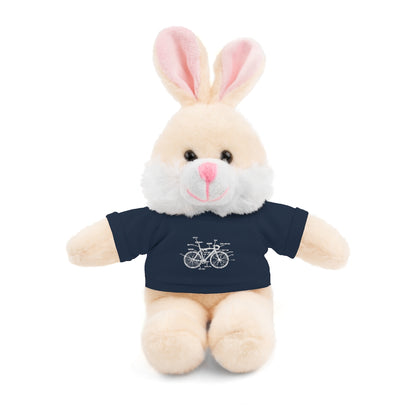 Bike Anatomy  | Stuffed Animals with Custom Printed Tee