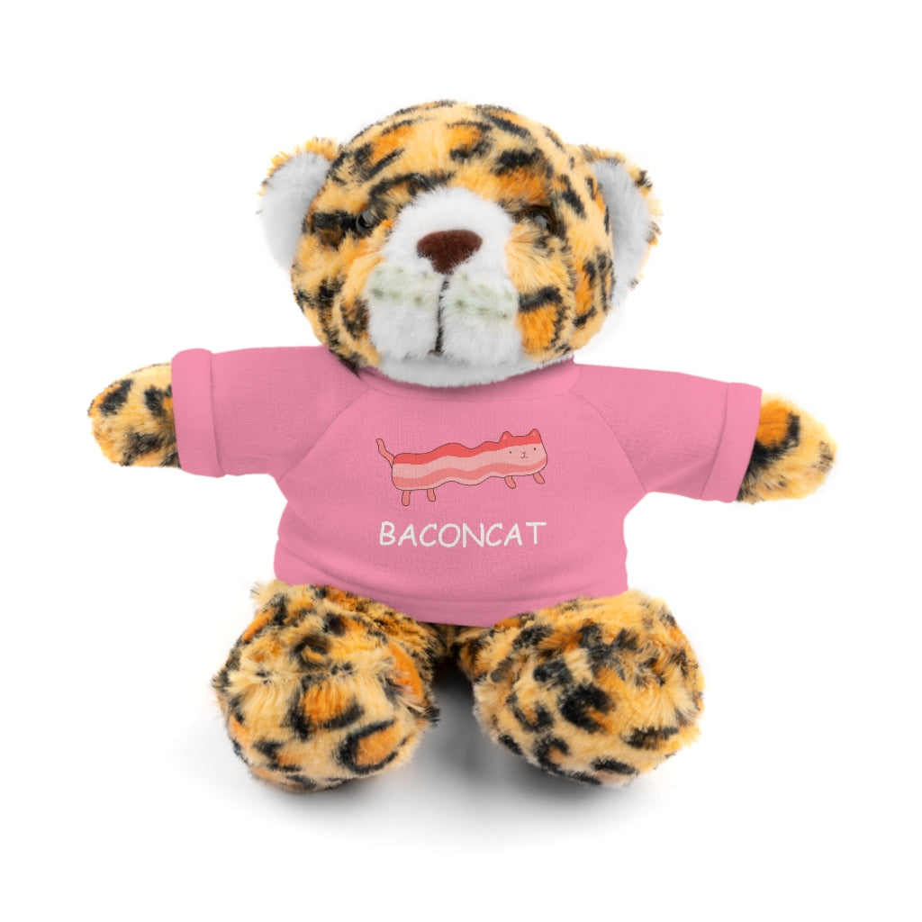 Bacon Cat  | Stuffed Animals with Custom Printed Tee