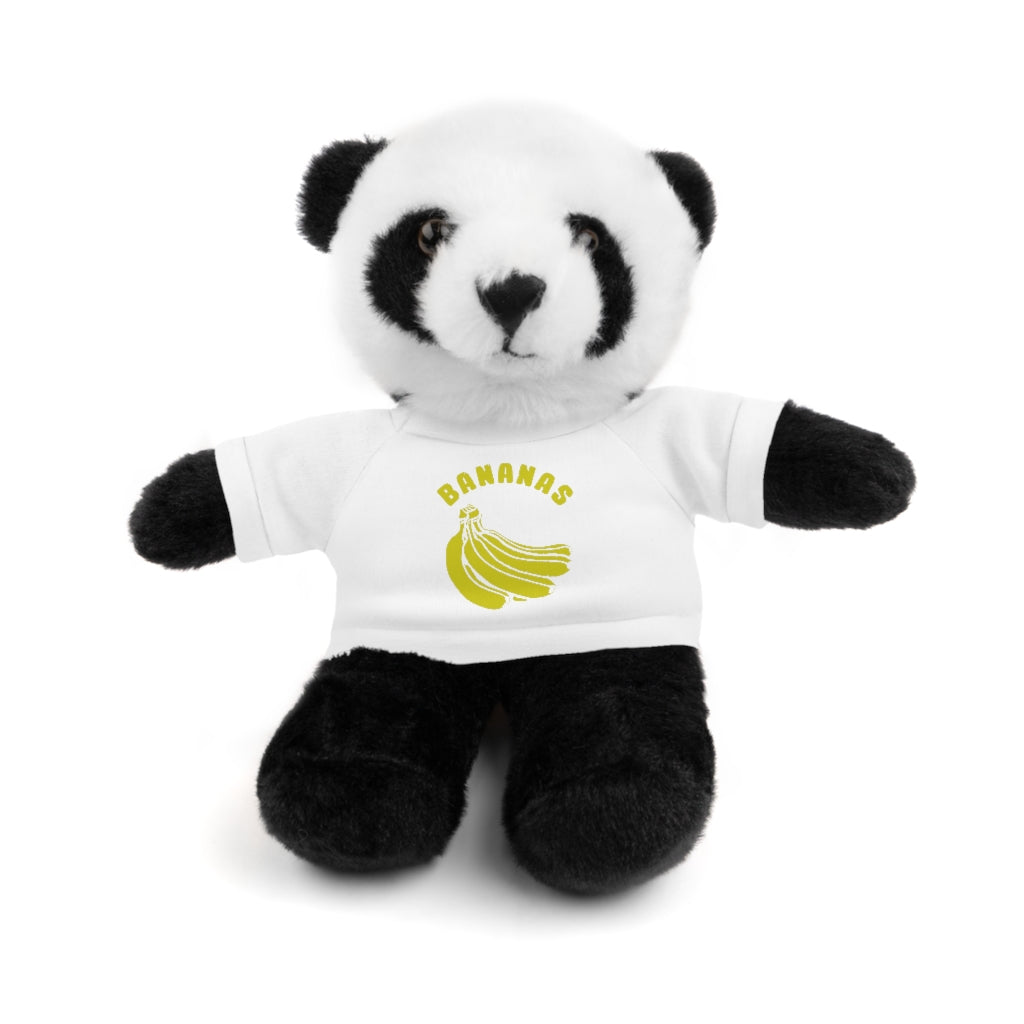 Bananas  | Stuffed Animals with Custom Printed Tee