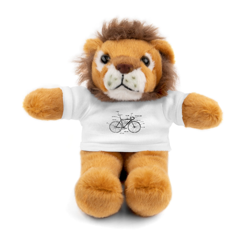 Bike Anatomy  | Stuffed Animals with Custom Printed Tee