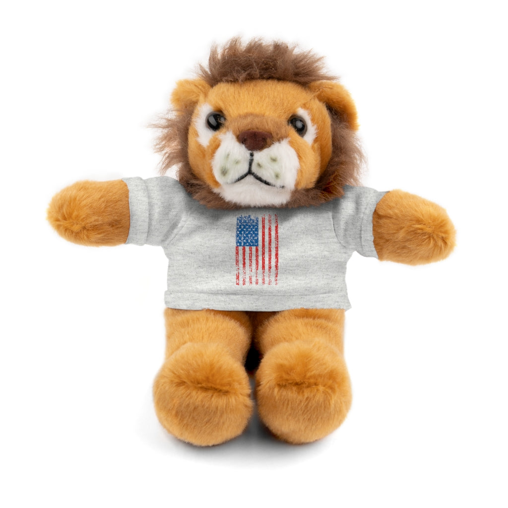 United States Flag | Stuffed Animals with Custom Printed Tee - My Funny Merch