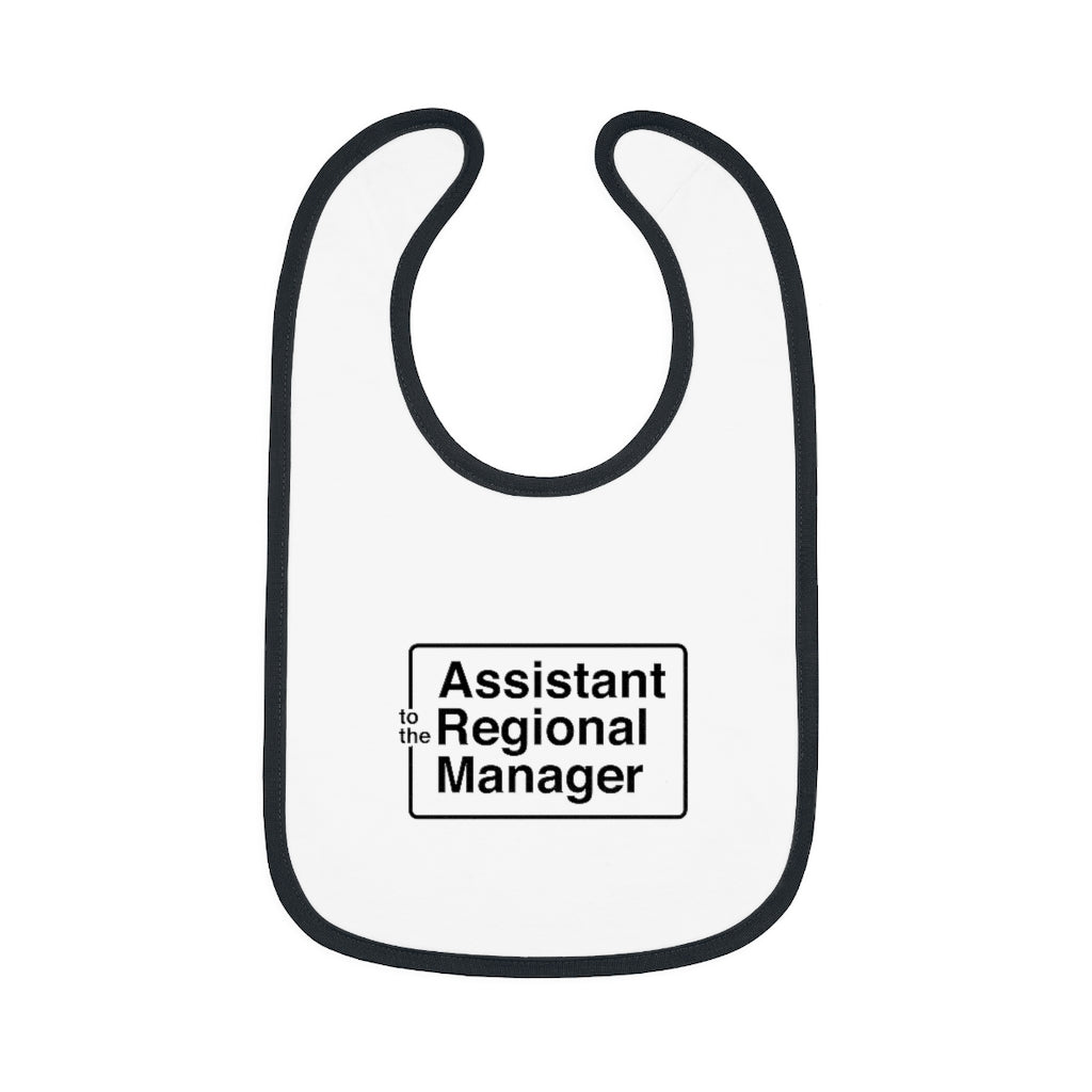 Assistant To The Regional Manager | Baby | Trim Jersey | Bib - My Funny Merch