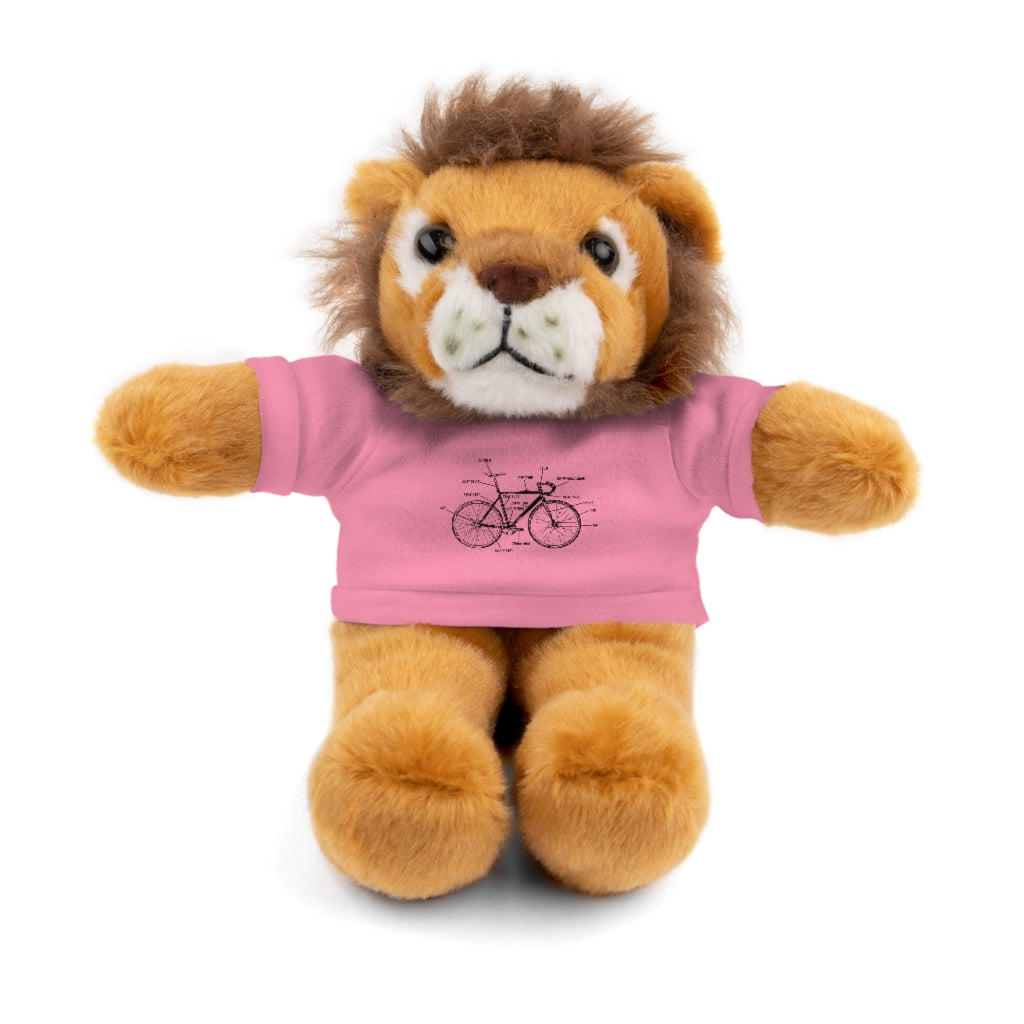 Bike Anatomy  | Stuffed Animals with Custom Printed Tee