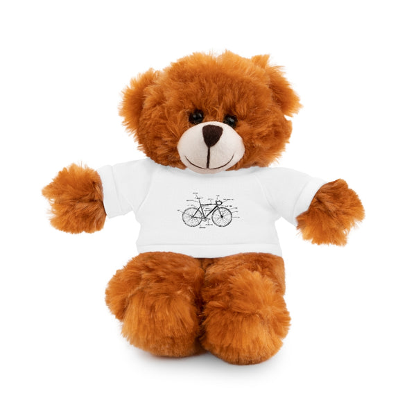 Bike Anatomy  | Stuffed Animals with Custom Printed Tee - My Funny Merch