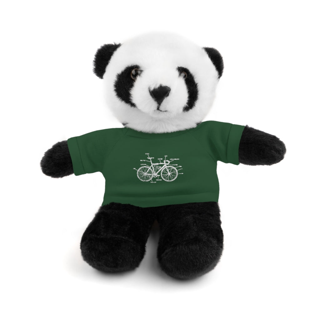 Bike Anatomy  | Stuffed Animals with Custom Printed Tee - My Funny Merch